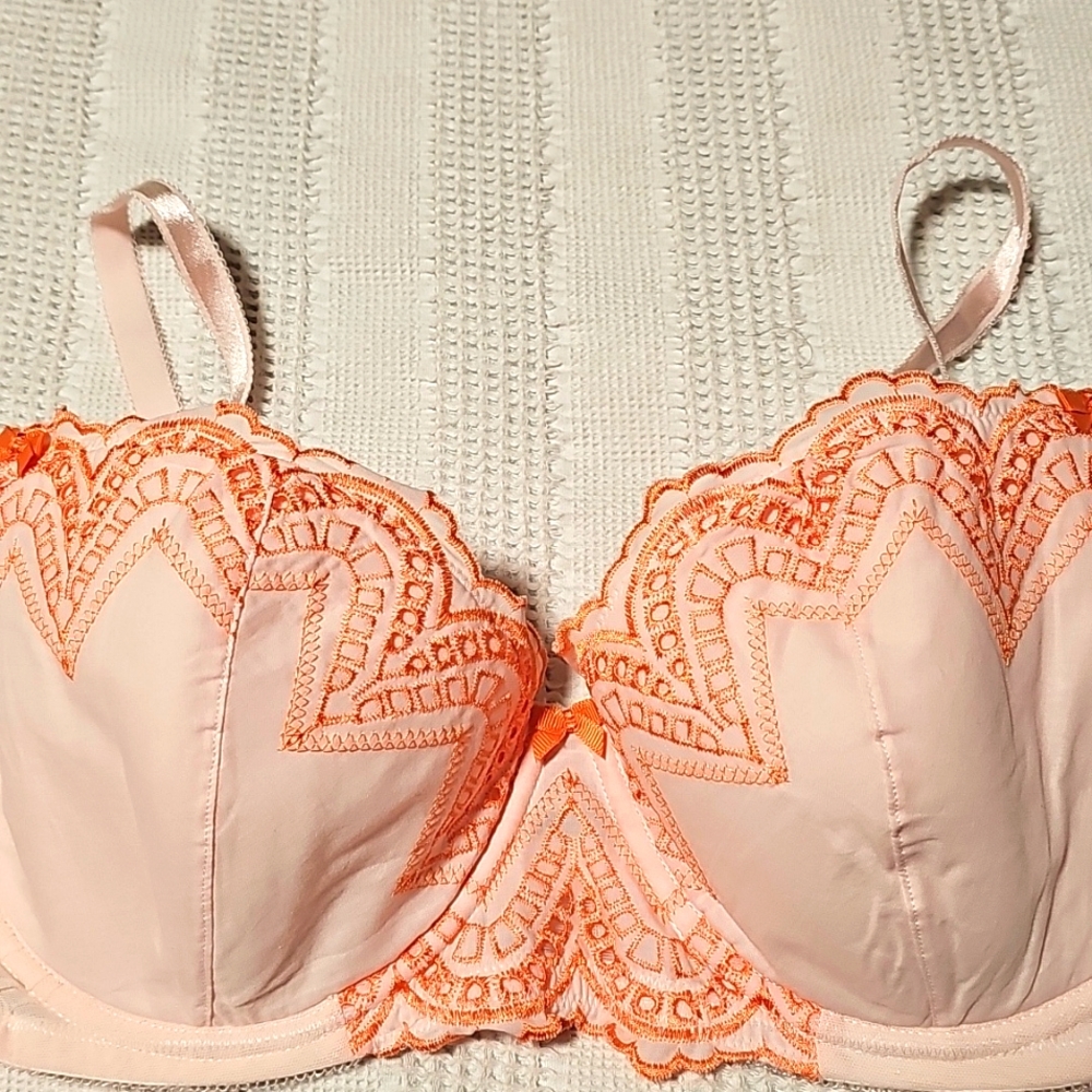 Adore Me Embroidered Bra NWT Size 38D